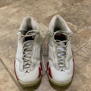 Jordan 14 white/red